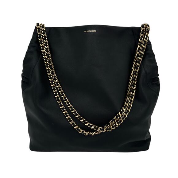 VERONICA BEARD Leather Slouch Bag in Black - Picture 4 of 13